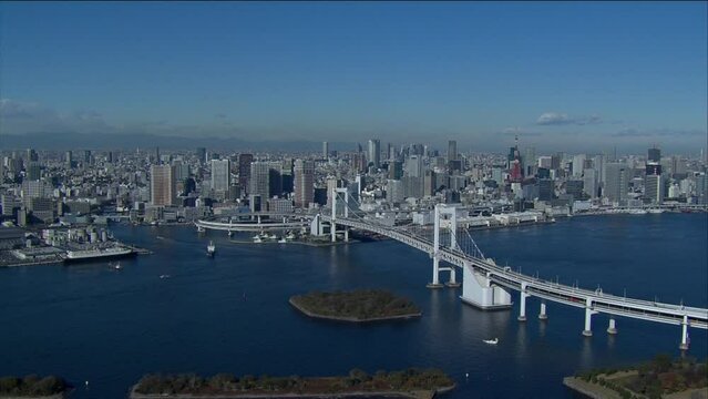 レインボーブリッジ（2016）空撮