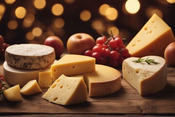 'different types cheese old wooden table wood group cut blue brie camembert various slice delicious brown life luxury epicure assortment type piece healthy dairy still parmesan deli variety assorted' - Powered by Adobe