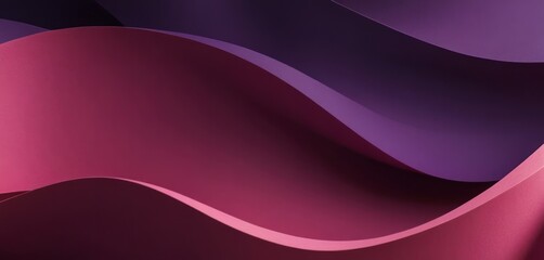 Whispers of Pink and Purple: Embracing Abstract Wave Harmony