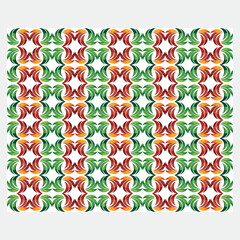 Flat design colorful geometric pattern