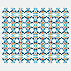 Flat design colorful geometric pattern