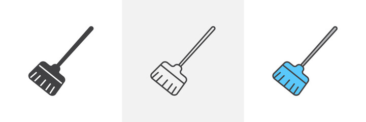 Household Sweeping Tools with Brooms and Mops