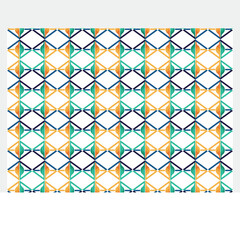 Flat design colorful geometric pattern