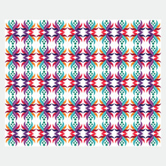Flat design colorful geometric pattern
