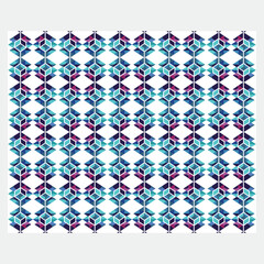 Flat design colorful geometric pattern