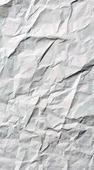 Crumpled white paper background. Crumpled paper texture.