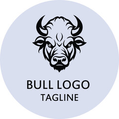 bull vector design logo 