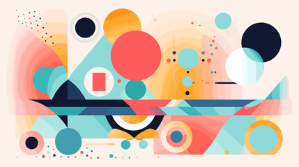 Concept vector illustration of presentation background.