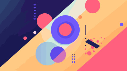 Obraz premium Concept vector illustration of presentation background.