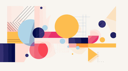 Concept vector illustration of presentation background.