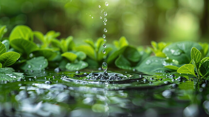 Water Conservation: Design a visual representation of water conservation tips and techniques to raise awareness about the importance of saving water on Earth Day.