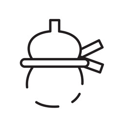 Calabash New Year Line Icon