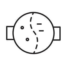 Bowl Chinese Food Line Icon