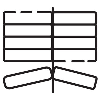 Irework New Year Line Icon