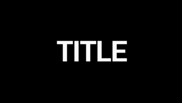 text animation on transaparent file