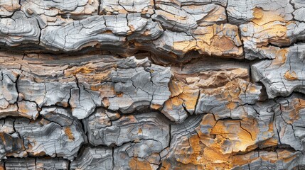 Wood texture of aged tree bark surface Background with vintage wood pattern