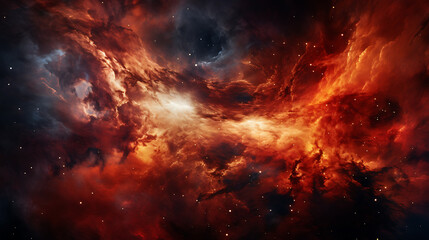 Fototapeta premium fire in space