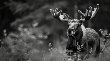Amazing Moose background wallpaper image