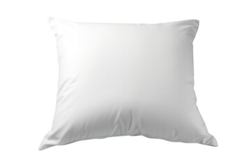 Blank pillow isolated on white background. Empty cushion for your design