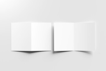 Bifold brochure mockup