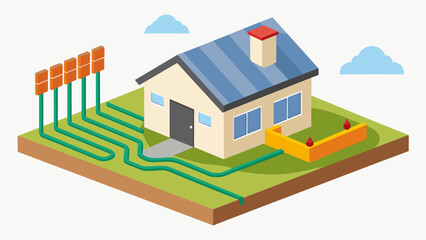 A radiant floor heating system powered by a geothermal heat pump providing a comfortable and ecofriendly heating solution.