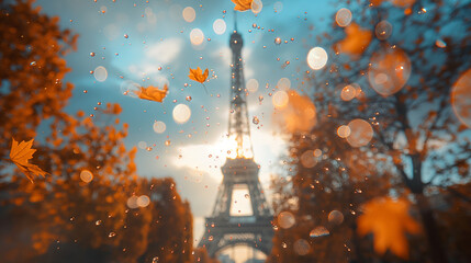 Water splash in Paris.
