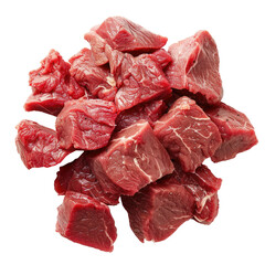 An image of raw meat on a transparent background