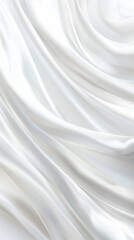 Fototapeta na wymiar Abstract white background of a soft wave of cloth