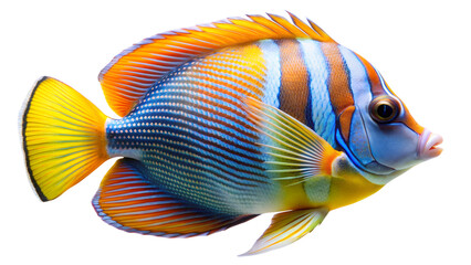 tropical fish isolated on transparent background. AI Generative © Big