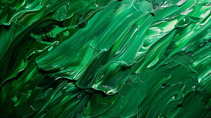 Green abstract painting texture background image