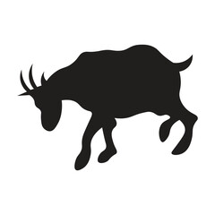 Eid al-Adha Goat Silhouette