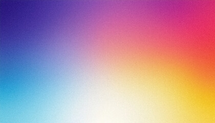 Abstract grainy texture with a smooth gradient of rainbow colors