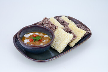 Khao tung rice crispy of thailand
