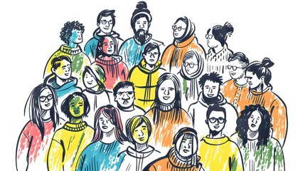 Fototapeta premium Diverse Digital Communities Fostering Shared Experiences and Camaraderie Through Online Interactions