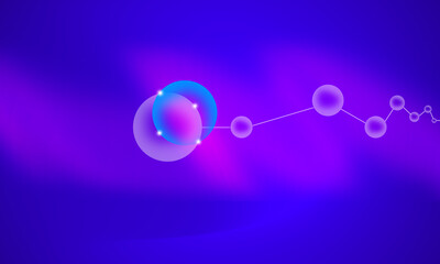 Abstract blue purple gradient blurred background	