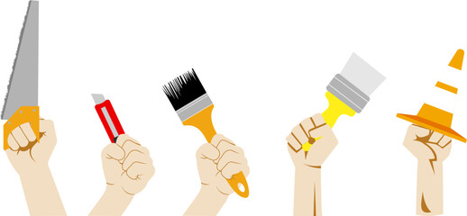 Labour Day Illustration Background