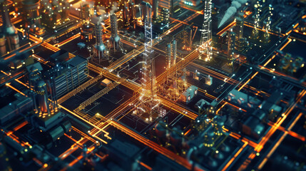 Industrial cybersecurity measures protect critical infrastructure and manufacturing systems from cyber threats such as hacking, malware, and data breaches