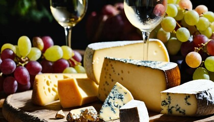 cheese and wine