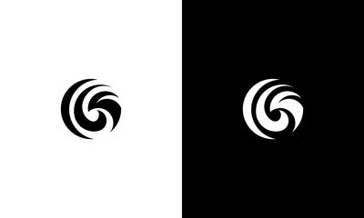 letter G monogram logo design vector illustration