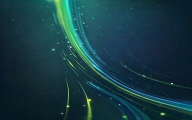 Abstract green graphic wallpaper