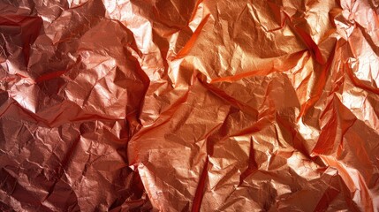 Rose gold copper foil paper texture backdrop
