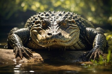 An image of Alligator - Powered by Adobe