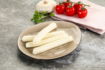 Mozzarella cheese stick heap snack - 794884373