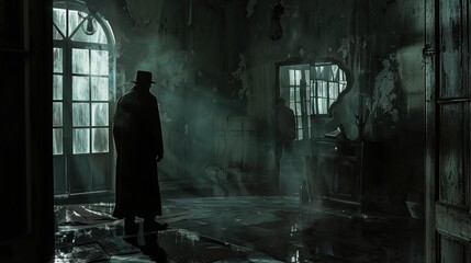 Moody, atmospheric lighting and shadow play