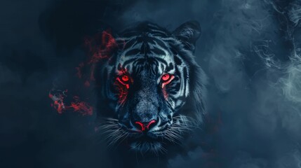 Tiger amazing background HD wallpaper