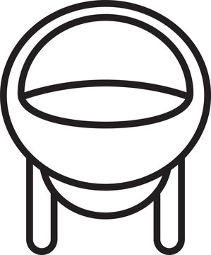 recommend clip art: Sofa Icon Line Art