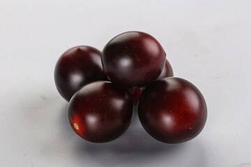 Raw ripe black kumato tomato - 794888524