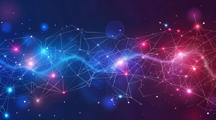 Internet connection, with neon effect, technology background. digital science technology concept. Digital technology backdrop. Generative Ai