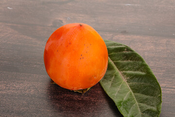 Fresh ripe sweet juicy persimmon