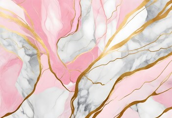 Pink ang gold whirls weins pattern marble wall tile texture sample